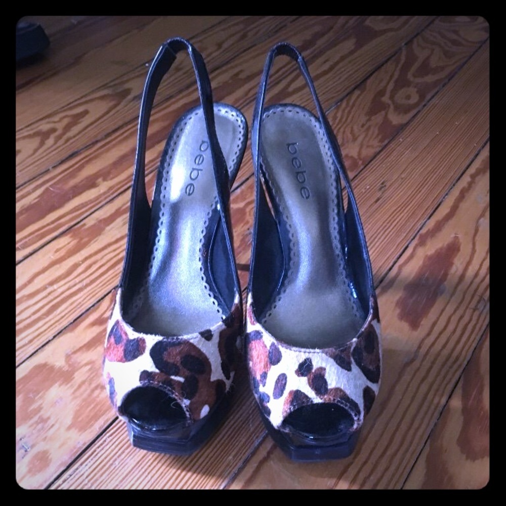 Bebe Zahara Slingback heels